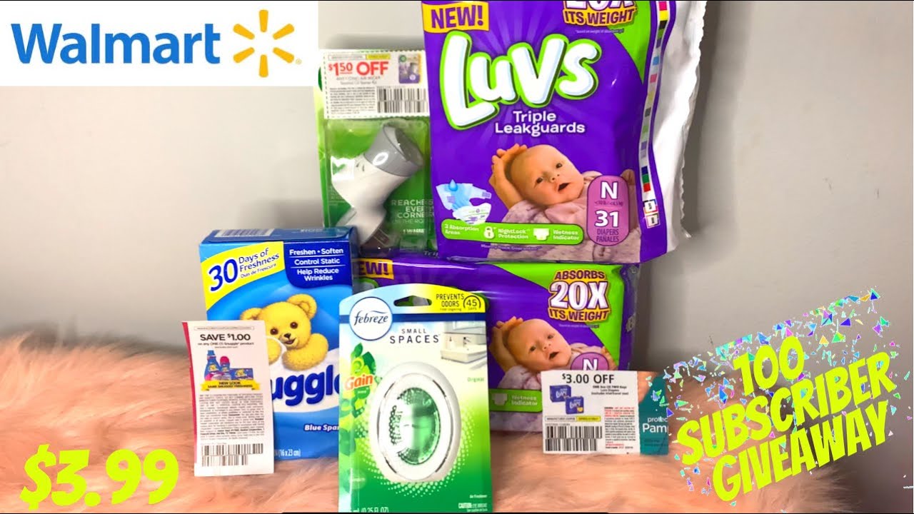 🔥Walmart Coupon Match Ups!3.99OOP100 Subscribers Giveaway🎉 YouTube