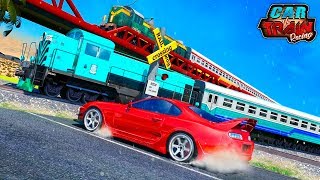 Car Vs Train - Racing Games Gameplay screenshot 5