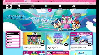 Last time I played Cartoon Network games before the website got deleted. (cartoonnetwork.co.uk)
