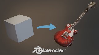 Low Poly Guitar | Game Asset Modeling In Blender