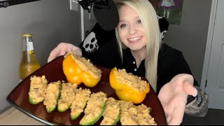 ✨ASMR STUFFED PEPPERS✨