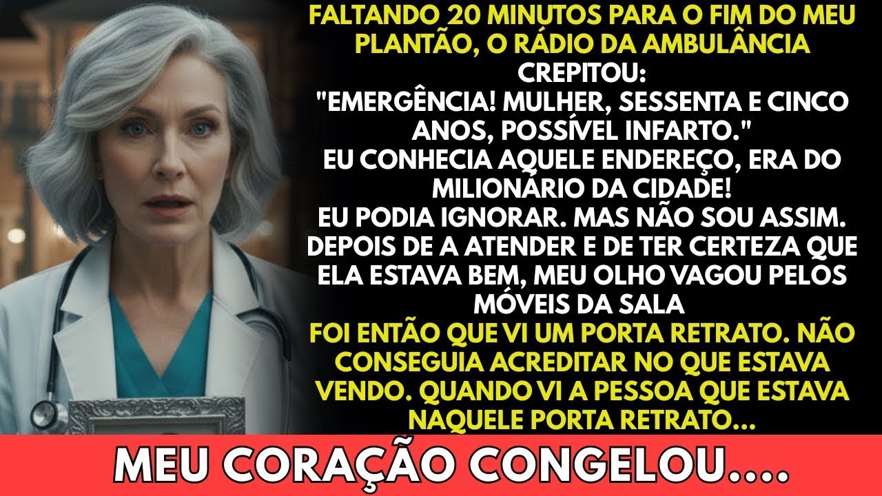 Fui atender uma emergência numa mansão e quando vi quem estava no porta-retrato, meu coração gelou…