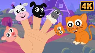 Animals Finger Family | Fun Kids Song &amp; Cartoon Animation