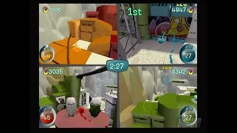 de Blob Nintendo Wii Video - 4-Player Split