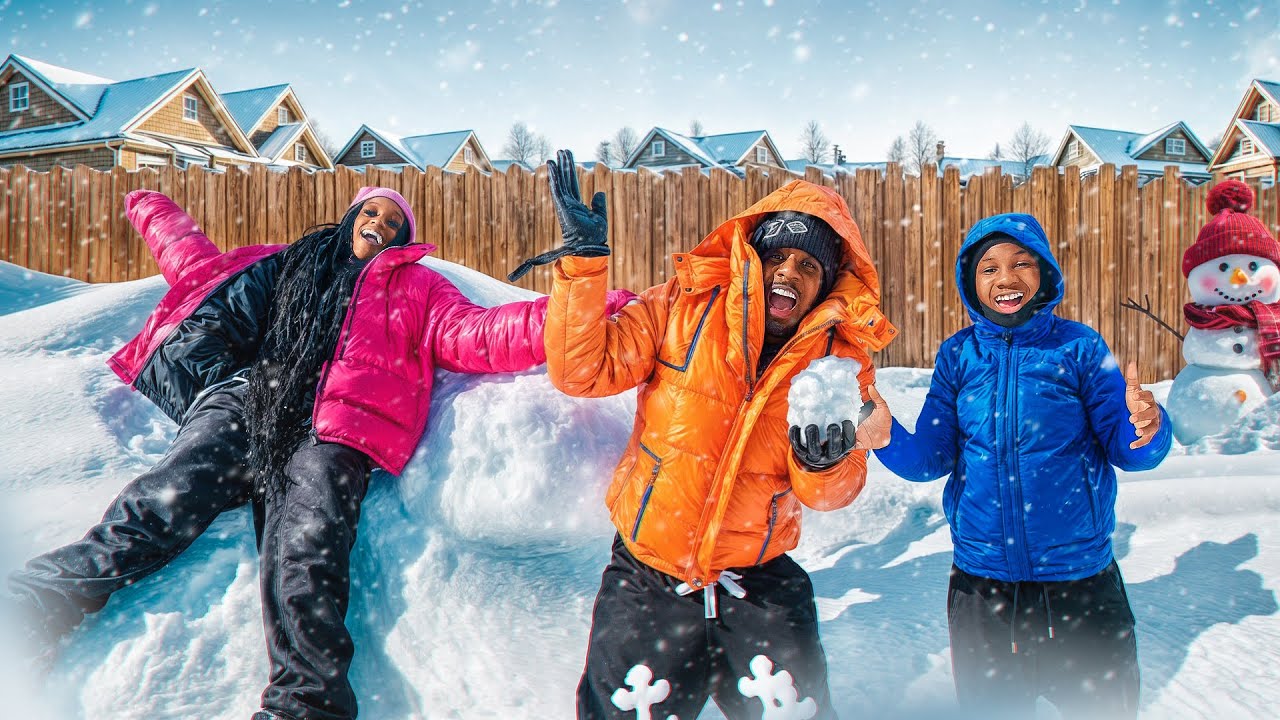 Daily Vlog:: Our Kids Got To See Snow For The First Time - YouTube