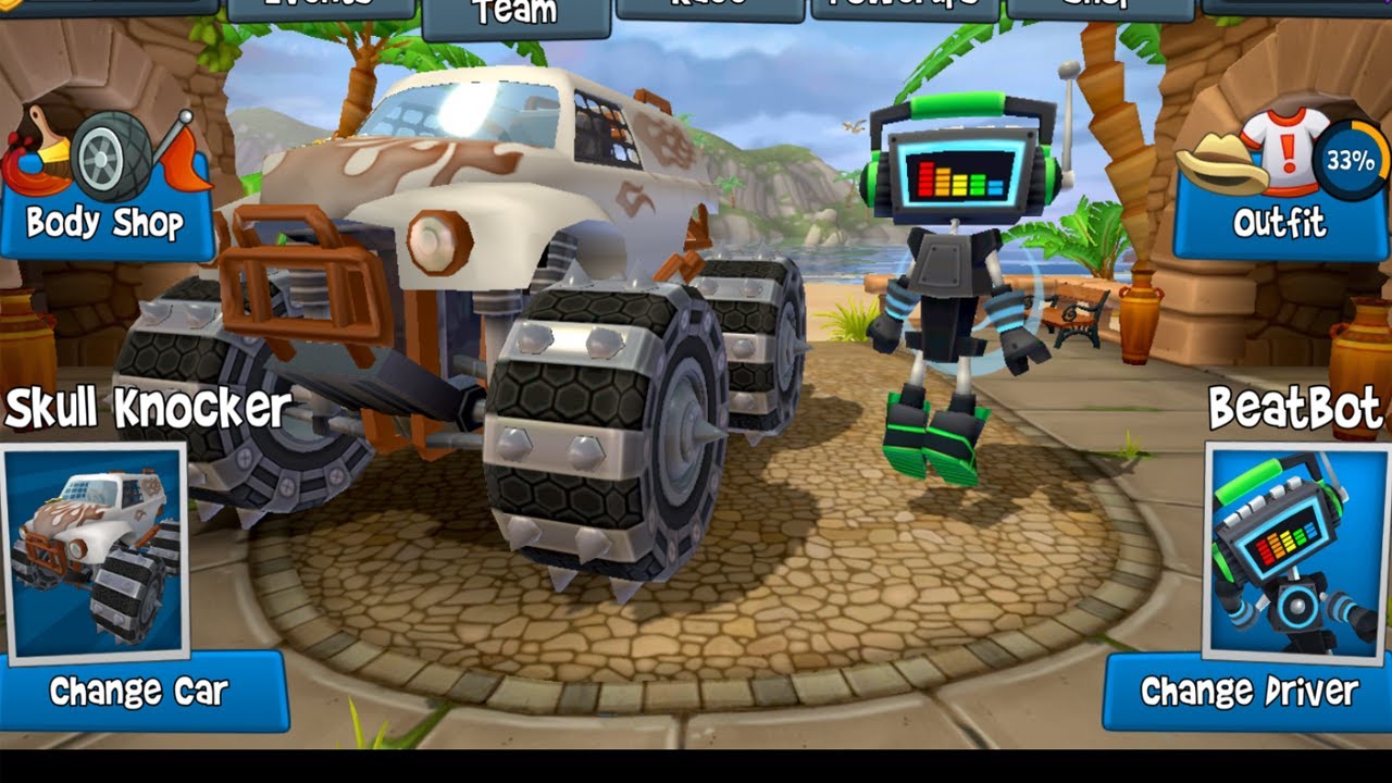 Beatbot ft skull snocker very fast test racing -RR2 BBR2 - YouTube