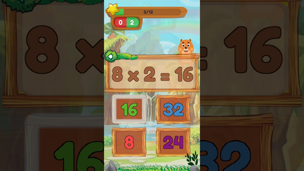 8 Times Tables 1-12 Easy Quick Funny Learn