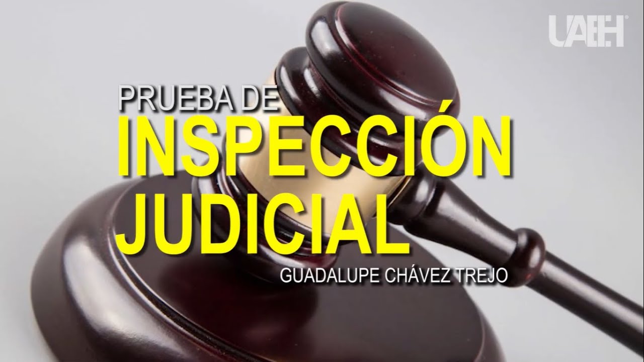Prueba de inspección judicial - YouTube