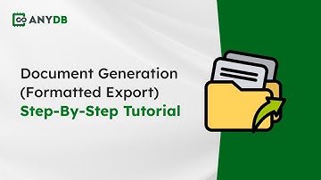 Formatted Export | Step-by-Step Tutorial