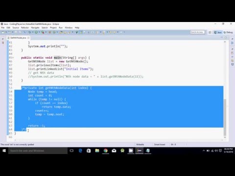 DSLL08 - Linked List - Get Nth Node