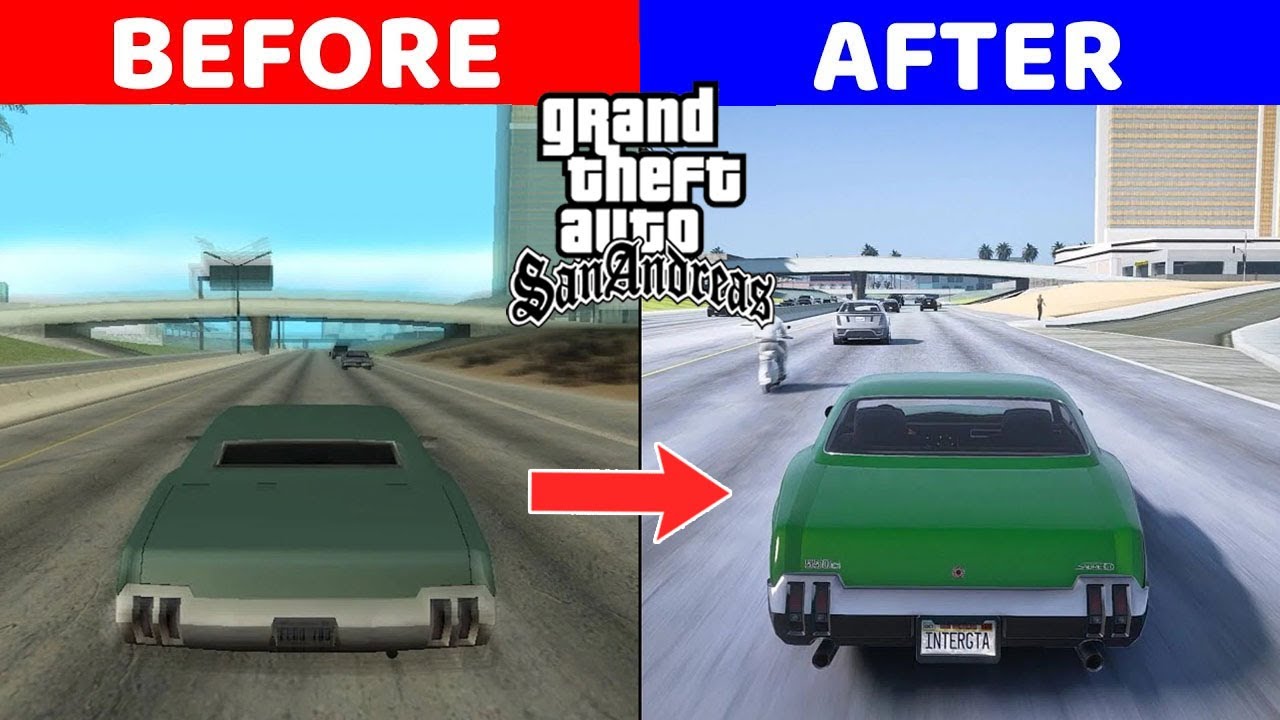 How To Install GTA San Andreas Best Realistic Graphics Mod For Low-End ...