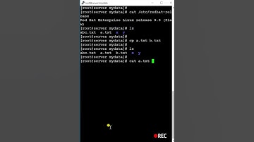 CP Command  🔥 to Rename a File While Copy 🥳 | RHEL/CentOS #linux #linuxtraining #shorts #trending