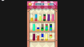 Water Sort Puzzle I Level 389 I  Facebook I SOLVED
