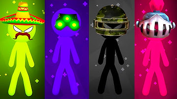 STICKMAN PARTY - Random Funny MiniGames - GAMEPLAY