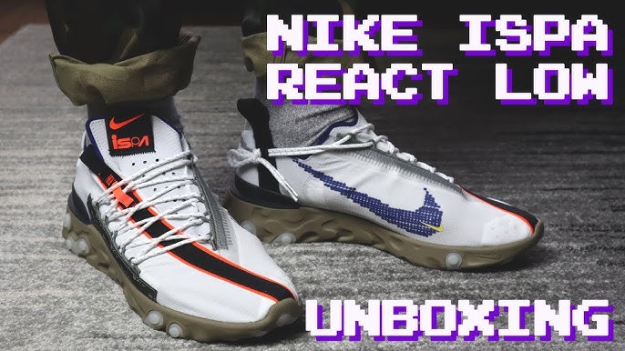 manejo Fatídico Sarabo árabe Nike React ISPA WR Low Review and On-Foot - YouTube