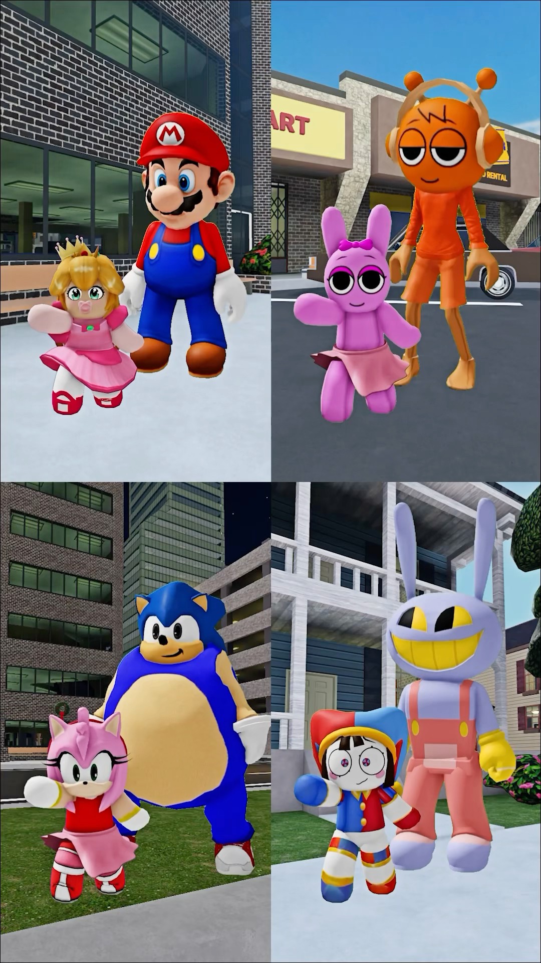 Giant Peach there #sprunki #incredibox #roblox #sonic #mario #pomni #animation #memes