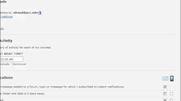 Disable Summary of Activity settings for Desire2Learn