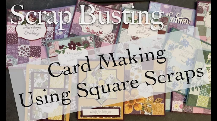 Making Cards with Square Scraps