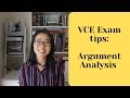 VCE Exam tips: Argument Analysis