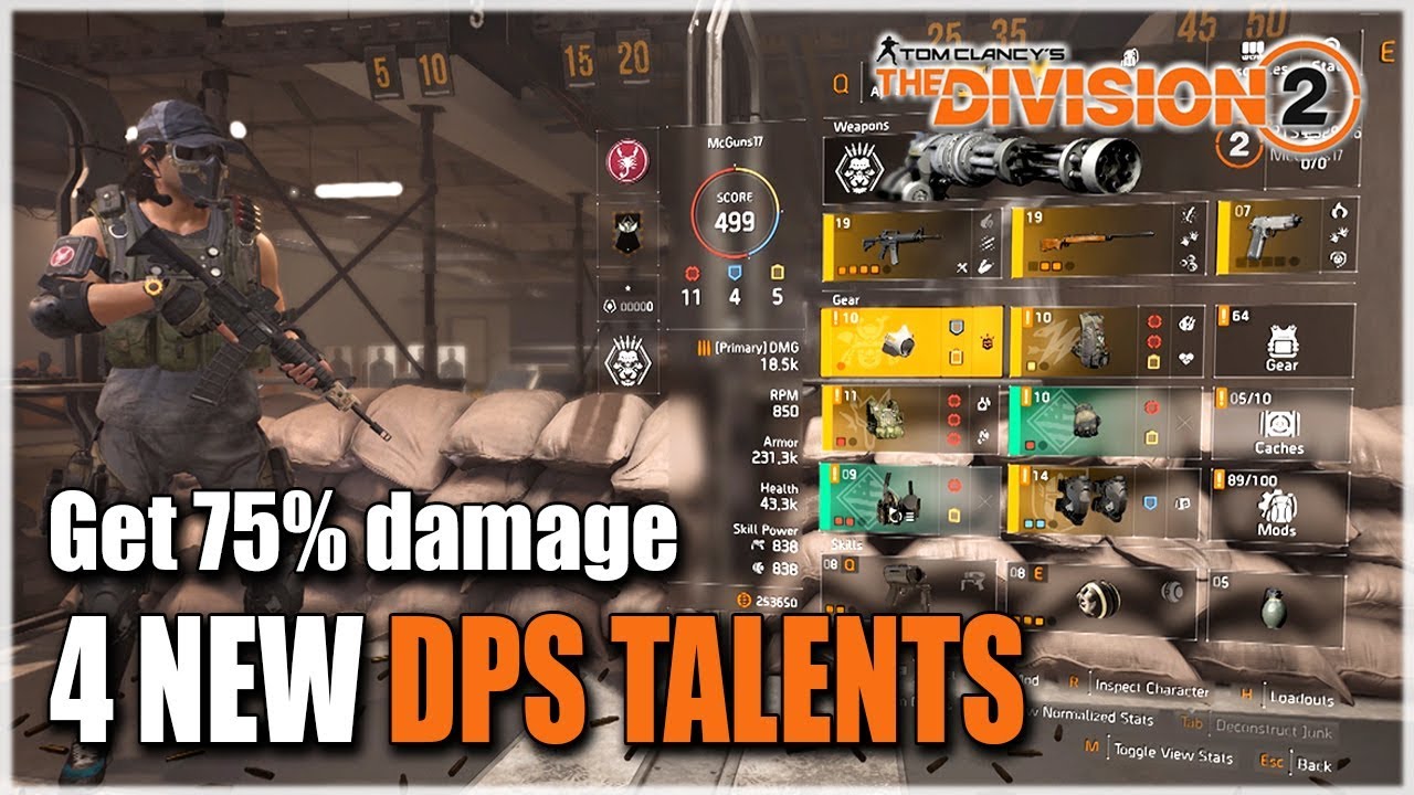4 NEW DAMAGE TALENTS COMING FOR TU6 EPISODE 2 | The Division 2 - YouTube