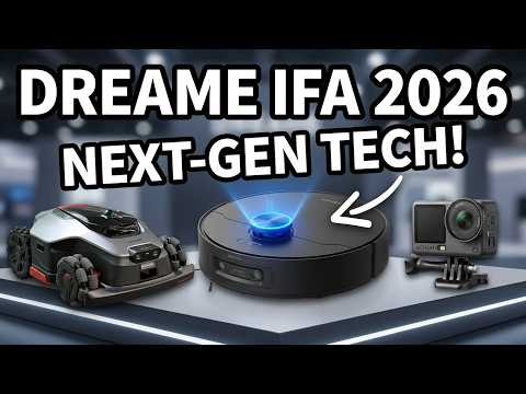 Aqua20 and Dreame's full IFA 2026 lineup, robot mower to action camera!