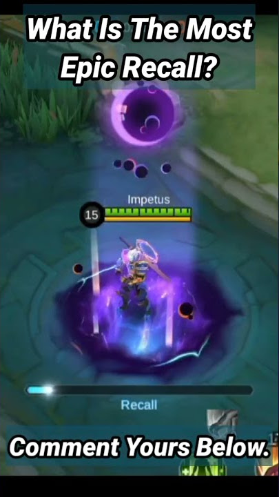 Most Epic Recall? | Mobile Legends #shorts #mlbb #trend