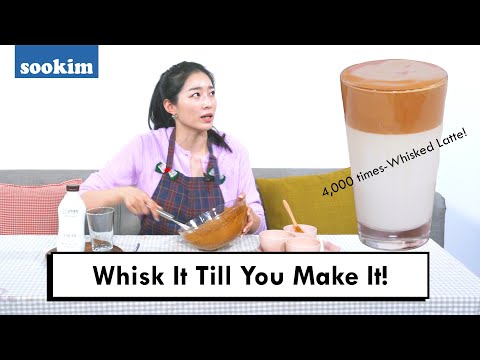 Dalgona Coffee-What do Koreans do to stay entertained at home | Sookim | 달고나커피, 달고나라떼
