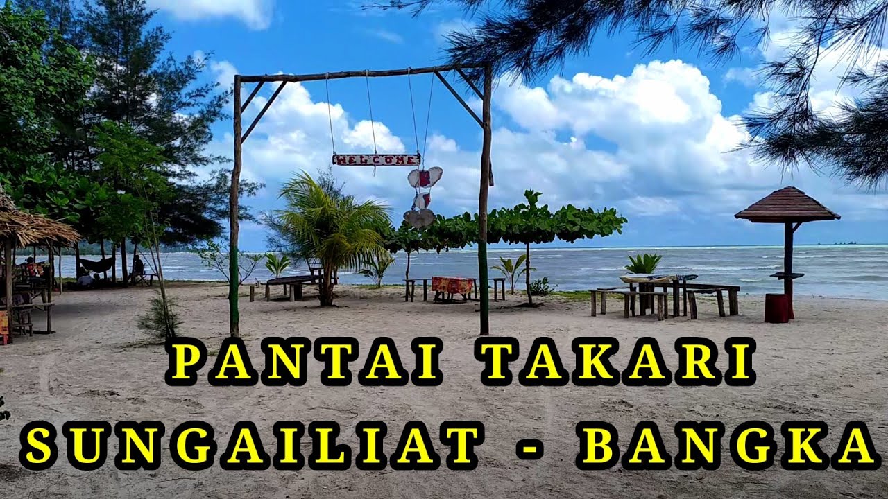 PANTAI TAKARI DI LINTAS TIMUR SUNGAILIAT - BANGKA