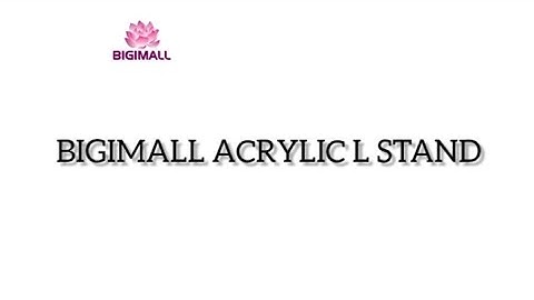 BIGIMALL Acrylic Tent Card Holder Display Stand A4