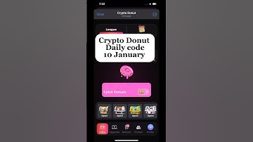 Crypto donut daily code today 10 January | Crypto donut daily code #cryptodonut #shorts