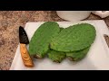 How to Prepare a Cactus Pad - Preparando Nopal