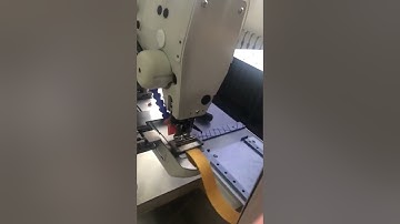 Automatic webbing tail folding and binding sewing\stitching machine