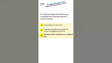 NMC CBT Exam Prep: MCQs Overview Chap 2 Test 3 Q20 #nmc #cbt2exam