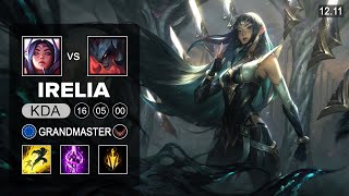 Irelia vs Aatrox Top - EUNE Grandmaster - Patch 12.11 Season 12