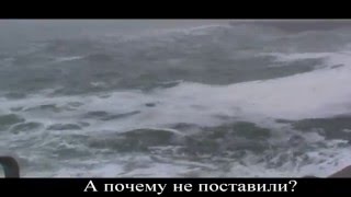 Хорошо накрыло волной. Море, шторм, туман и волны,  Одесса пляж Ланжерон.