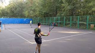 картинка: 17.09.2023. Играют Влад и Дима. 2 сета подряд. Победил в обоих Влад. 6:1 6:4