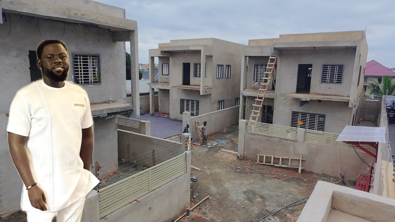 Правда, которую вам нужно знать: штампованный бетон — это недешево‼️Строительство в Гане 🇬🇭