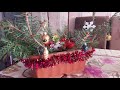 Украшаем дом к новому году 🎄🎄🎄 Новогодний декор дома/Новогодняя композиция из еловых веток в кашпо