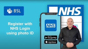 NHS App - NHS Login Using Photo ID (BSL)