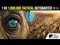 Elephant's Tactical Retreat: Outsmarting 1 Million Dogs