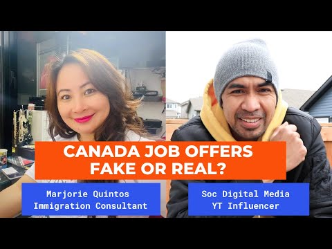 CANADA JOB OFFER | Paano Malalaman Kung REAL or FAKE By   @Marjorie Quintos & Soc Digital Media