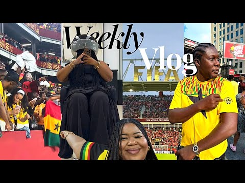 VLOG | Our First FIFA WORLD CUP! Hubby got us FRONT ROW SEATS at Ghana vs Panama! + Toronto Summers!