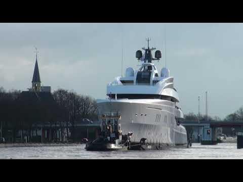 Symphony new Feadship101 mtr Super Mega Yacht Royal van Lent de