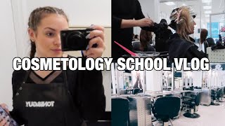 COSMETOLOGY SCHOOL VLOG| Toni\&Guy Hairdressing Academy