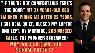 My CEO Fired Me—I Took Back the $850M Patent