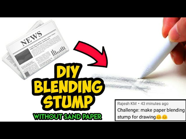 How to Make a Blending Stump / Tortillon 