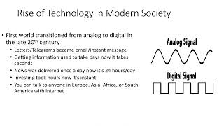 Class 14 Introduction to Ethics in the Use of Technology