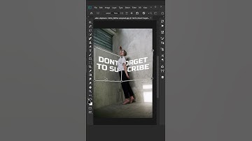 Create Realistic Perspective Text - Photoshop Tutorial #shortvideo #shorts