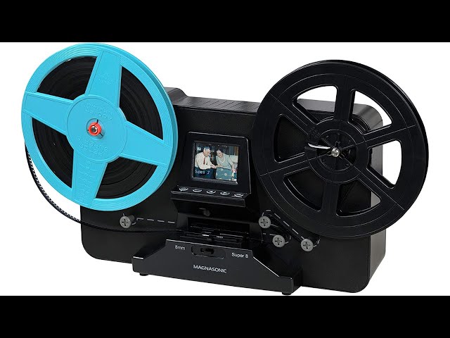 Magnasonic Super 8/8mm Film Scanner, Converts Film into Digital Video,  Vibrant 2.3 Screen, Digitize and View 3, 5 and 7 Super 8/8mm Movie  Reels