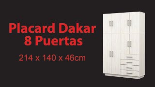 Instructivo De Armado - Placard Dakar 8 Puertas - Mosconi